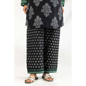 Conjunto Coordinado de Cambric Bohemio con Estampado de Bloques y Bordado IPST-77604 Talla XXS, Conjunto de 2 Piezas con Pantalones Cortos por Encima de la Rodilla - Product Image 4