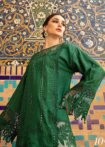 Costume pantalon en coton de luxe pakistanais imprimé numériquement pour mariage, fête, fête musulmane, robe pour femmes, costumes en tissu de coton pour femmes - Product Image 3