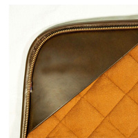 Étui de transport rigide en toile ESHALZ IMPEX pour fusil de chasse, garniture en cuir, doublure en polaire Sherpa, 8x, pour accessoires de tir en extérieur