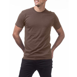 Camiseta de verano para hombre, personaliza tu logotipo, camiseta de media manga de algodón para hombre, camisetas de lona, Beige - Product Image 6