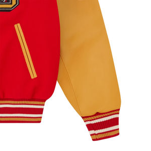 Chaqueta universitaria de béisbol americana hecha a medida Unisex, relleno de algodón de alta calidad, impermeable, temporada de invierno, bordado de talla grande - Product Image 4