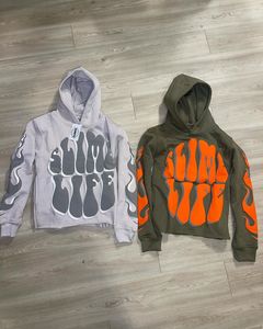 Venta al por mayor para hombre de alta calidad Casual con capucha de peso pesado Puff impresión diseño sudaderas con capucha transpirables - Product Image 1