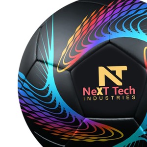 Next Tech Nouveau style Technologie hybride de football Ballon de match professionnel Matériau de texture en TPU Conception personnalisée et logo personnalisé - Product Image 4
