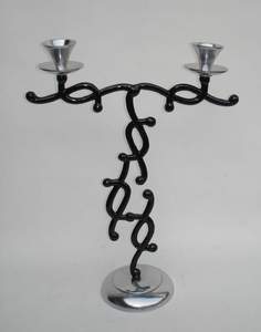 Support de pilier de bougie chaude de qualité supérieure couleur Antique décor de mariage pièce maîtresse de Table dessus Mini bougeoir bougeoir Vintage - Product Image 5