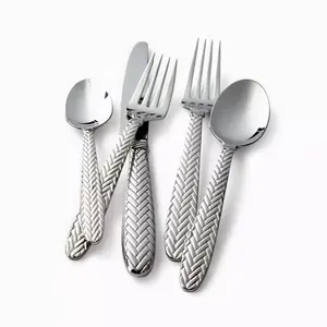 New Silver Plated High Quality Stainless Steel Made Cutlery Flatware Set for Hotel Wedding Table Top Serving Food Usage Cutlery - Product Image 1