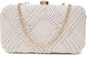 2024 fait à la main luxe femmes brodé perlé pochette coton tissu doublure fête mariage plage-prêt mode corps bijoux - Product Image 3