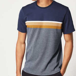 Top qualité décontracté vêtements d'été couleur unie hommes t-shirt à manches courtes respirant hommes t-shirt - Product Image 1