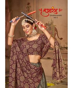 Pas cher en gros noir pakistanais mariage mariée Lehenga Choli pour les femmes en Sezy lourd brodé velours Chunni Blouse - Product Image 6