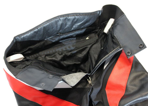 Pantalon en cuir de vachette respirant résistant à l'abrasion et ignifuge pour moto personnalisée, moto de rue, sport automobile, course - Product Image 4