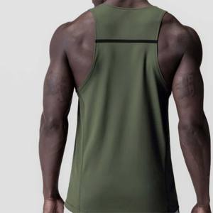 Plain Workout Tank Top for <b>Men</b> Activewear Cool Tank Top Summer Sports Vest <b>Men</b> Running Tank Top Lightweight and <b>Stretchy</b> - Product Image 5