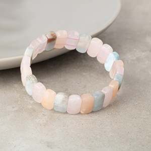 Bracciale Heliodor (Helidor) in pietra naturale con taglio largo - Product Image 3