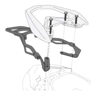 Support de Top Case Monolock Givi SR2123 pour Yamaha NMAX 125 2015-2020 et NMAX 155 - Product Image 1