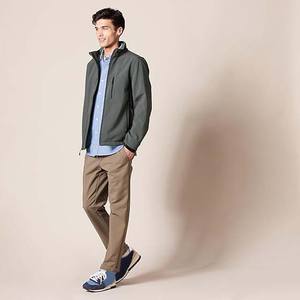 เสื้อแจ็คเก็ตผู้ชาย High Street จากปากีสถาน ขายส่ง เสื้อแจ็คเก็ตซิปแบบ Softshell สำหรับผู้ชาย กันลม กันน้ำ เสื้อโค้ท Softshell - Product Image 5