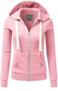 Femmes Active Slim Fit à manches longues à capuche veste nouveauté Offre Spéciale imprimé motif hiver polaire tissu en gros - Product Image 6