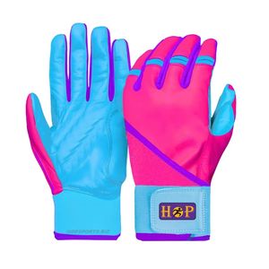 Gants de frappeur de baseball en cuir de qualité supérieure Logo personnalisé de qualité professionnelle et service OEM disponible Gants de frappeur de baseball - Product Image 1