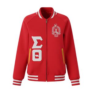 Unisex Men & <b>Women</b> 1913 Baseball Fleeced Varsity <b>Jacket</b> Custom Chenille Embroidery Greek Letter Zipper <b>Jackets</b> OEM Bulk Supplier - Product Image 1