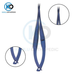 KAHLU-Tijeras de microcirugía oftalmológica, herramienta ortopédica recta de 5mm de hoja larga, muy alta calidad - Product Image 3