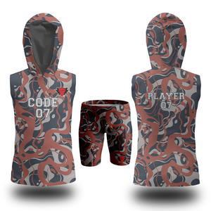 Maillots de football américain personnalisés avec drapeau américain, ensembles unisexes respirants, grandes tailles, 7V7, sans manches, antibactériens, séchage rapide, pour tous - Product Image 6