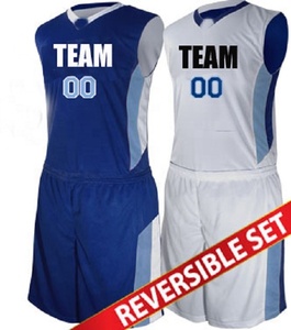 Uniforme de Baloncesto de Alta Calidad al por Mayor, Personalizado, Reversible, 100% Poliéster, Transpirable, Anti-UV, Antibacteriano, Talla Grande, Cuello en V - Product Image 5