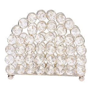 Crystal Napkin Paper Holder Facial Tissues Napkin Organizer Mails Letters <b>Cards</b> Holder Cast Standing for Dining <b>Table</b> - Product Image 4