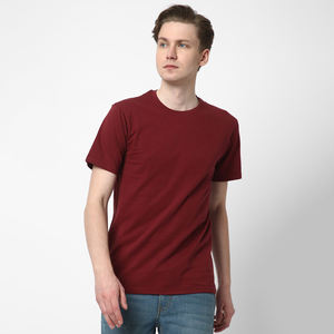 Camiseta de manga corta de algodón de mejor Material para hombre, cuello redondo completamente liso de 3 tonos, hecho en Pakistán Formal, servicio OEM, gran oferta - Product Image 1