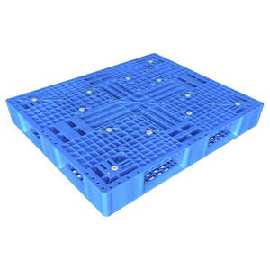 Paleta de Plástico Reversible Apilable de Doble Cara, Resistente, Azul, Grande, de HDPE, 1500*1500*150 mm - Product Image 4
