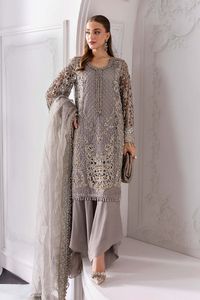 Latest Best Quality Pakistani Bridal & Party Wear Women's 3-Piece Chiffon <b>Dress</b> Salwar Kameez Collection - Product Image 2
