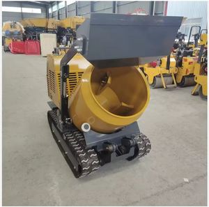 Mini-bétonnière automotrice sur chenilles 300L, type mini-dumper 190dm, mélangeur de ciment disponible - Product Image 1