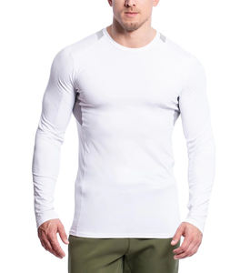 T-shirt de compression pour hommes de qualité supérieure Performance Gym Workout Training T-shirt Quick Dry Athletic Base Layer Running Clothes - Product Image 1