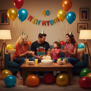 T-shirt promozionale per la mamma con scritta 'Recto Mom Is 40 and Still Awesome' per il 40° compleanno - Product Image 3