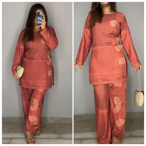 Juego de cordones modestos para mujer para venta de exportación Juego de cordones de algodón especiales impresos más vendidos para oficina y uso regular - Product Image 2