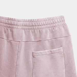 Pantalones Cortos Deportivos de Algodón 100% Personalizados al por Mayor para Hombre, Estilo Urbano, Color Sólido, a Bajo Precio - Product Image 6