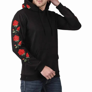 Sweat-shirts d'hiver brodés pour hommes à prix raisonnable, style tendance, anti-plis, en tissu polyester-coton durable, respirant et à séchage rapide - Product Image 3