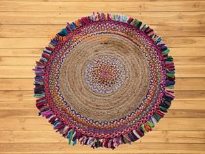 Alfombras y Tapetes de Yute Trenzado Antideslizantes, Ecológicos y de Diseño Abstracto para Hogar Moderno, Hotel, Dormitorio, Sala de Estar y Entrada - Product Image 2