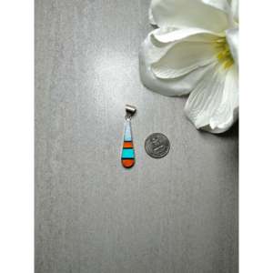 Harold Smith Religious Style Multi-Stone Sterling Silver <b>Pendant</b> Rhodium Plated Bezel Setting Star Pattern <b>Opal</b> Inlay Charm - Product Image 2