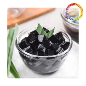 เยลลี่หญ้าสีดำสดชื่นจากเวียดนาม | เหมาะสำหรับของหวานและท็อปปิ้งชาฟอง - Product Image 4