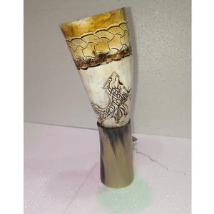 Cuerno para beber vikingo ecológico hecho a mano Natural personalizado de alta calidad, técnica tallada para el hogar, restaurante, Hotel, India - Product Image 1