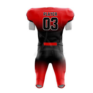 Uniforme de Fútbol Americano de Manga Corta, Transpirable, Talla Grande, en Oferta, Ideal para Entrenamientos, Partidos y Eventos Deportivos - Product Image 3