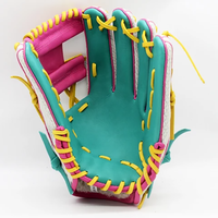 Gants de Baseball en cuir à usage professionnel 2024 mitaines de Softball personnalisables en gros gants de Baseball fabriqués au Pakistan