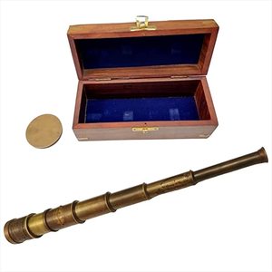Telescopio de latón de lujo para decoración náutica, accesorio premium de calidad, para el hogar, hotel, venta al por mayor, precio barato - Product Image 3