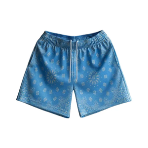 Personnalisé Hommes Gym Confort Court Blanc Sport Jogger Natation Plage Homme D'été Maille Court Ceinture Élastique Pantalon pour Hommes Sweat Court - Product Image 6