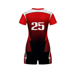 Conjuntos de Voleibol Unisex 2026, Camisetas Personalizadas por Sublimación, Poliéster y Algodón, Secado Rápido, Transpirables, Logotipo Profesional - Product Image 3