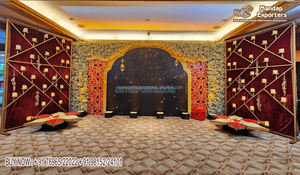 Splendid Modern Candle Walls Backdrop for Wedding Stages <b>Night</b> Wedding Decorations with <b>Stand</b> - Product Image 6