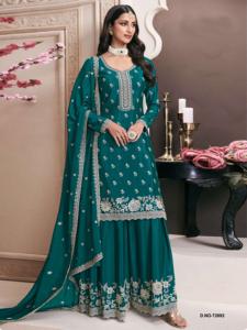 Superbes costumes Sharara pour femmes avec broderie, parfaits pour les mariages, les fêtes et les collections de mariage au meilleur prix - Product Image 5