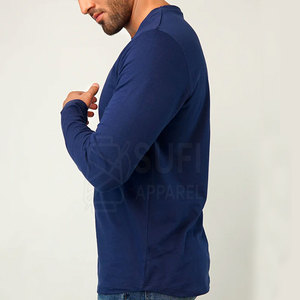 Camisa de Manga Larga para Hombre, Nueva Llegada, 100% Algodón, Tejido de Punto Ecológico y Transpirable para Trabajo y Viajes - Product Image 5