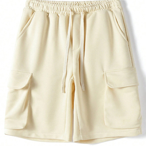 Utilitaire de haute qualité 100% coton plusieurs poches en gros Cargo Shorts lâche pour hommes logo personnalisé coton Cargo Shorts - Product Image 1