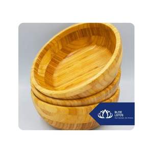 Bol en bambou très vendu, utilisé pour servir les aliments, mélanger et présenter sur la table, pour la vente en gros, approvisionnement en vrac, Vietnam - Product Image 1