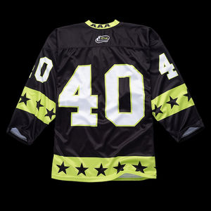 Maillot de hockey sur glace pour hommes pull en dentelle uniforme de hockey sur glace avec impression par sublimation de logo personnalisé de haute qualité - Product Image 6