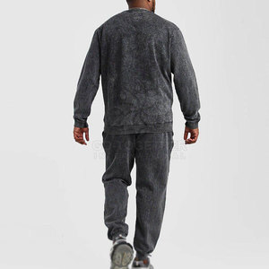 Conjunto deportivo informal de estilo streetwear para hombre, con lavado ácido, para mayor comodidad en el día a día. - Product Image 3