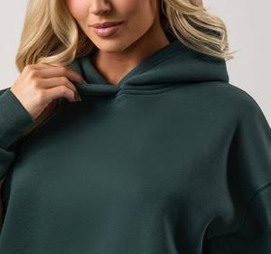Pull à capuche d'hiver de haute qualité pour femmes avec poche kangourou Nouvelle mode Vêtements décontractés Fabricant OEM Surdimensionné Idéal - Product Image 6